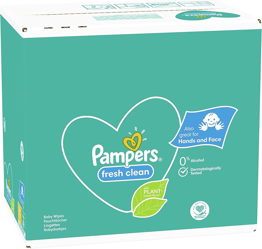 pampers fresh clean 12x64 szt ceneo