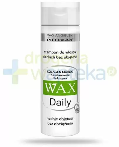 wax pilomax daily szampon do włosów cienkich bez objętości