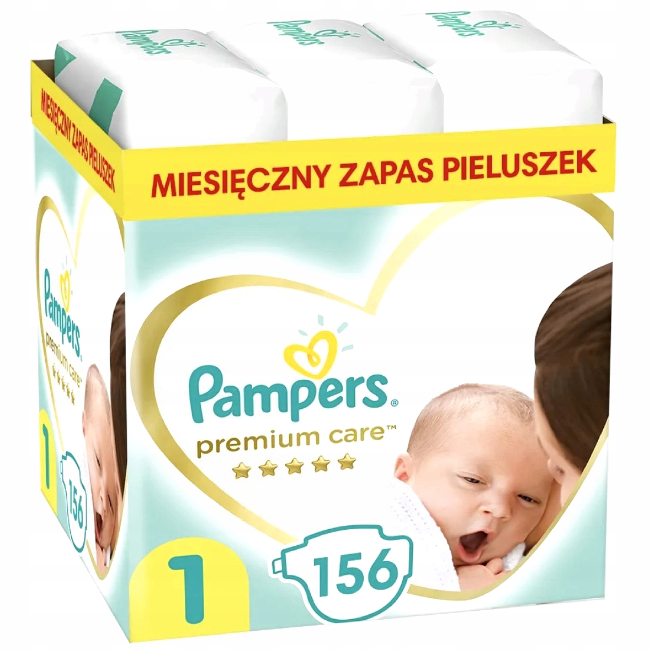 pieluchy pampers premium care 1 newborn 2 mini 168 szt