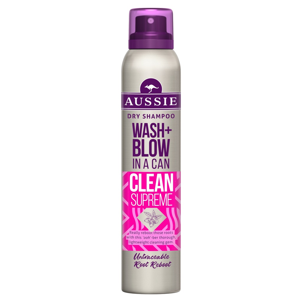 aussie wash blow clean supreme suchy szampon do włosów 180ml