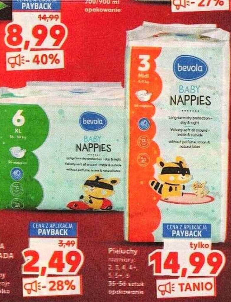 pieluchy kaufland baby nappies