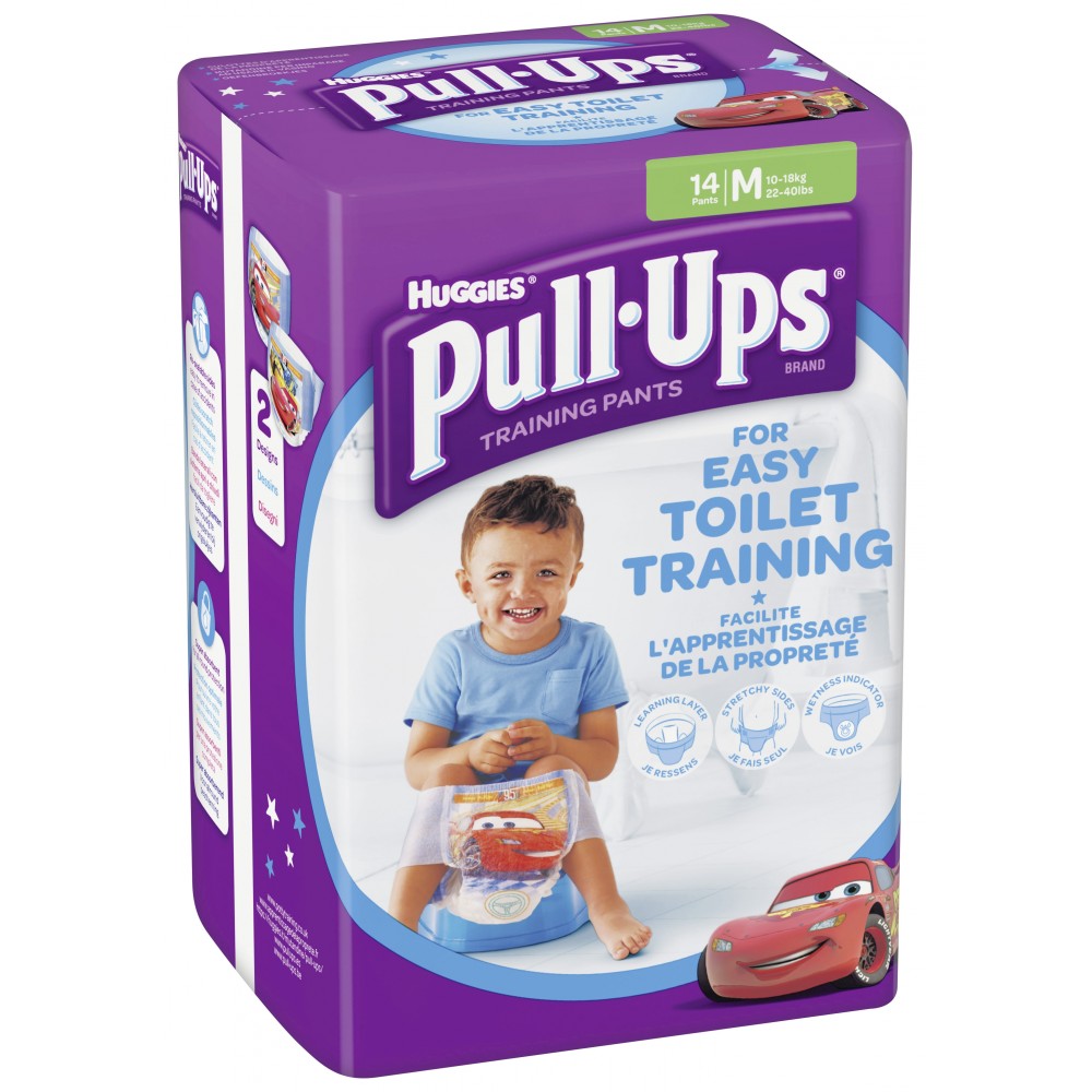 huggies pull-ups m majteczki treningowe dla chłopców 10-18 k