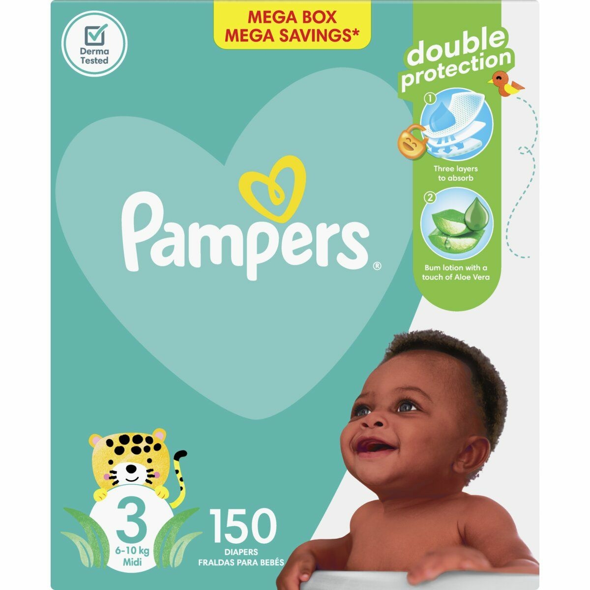 pampers active baby 3 mega box