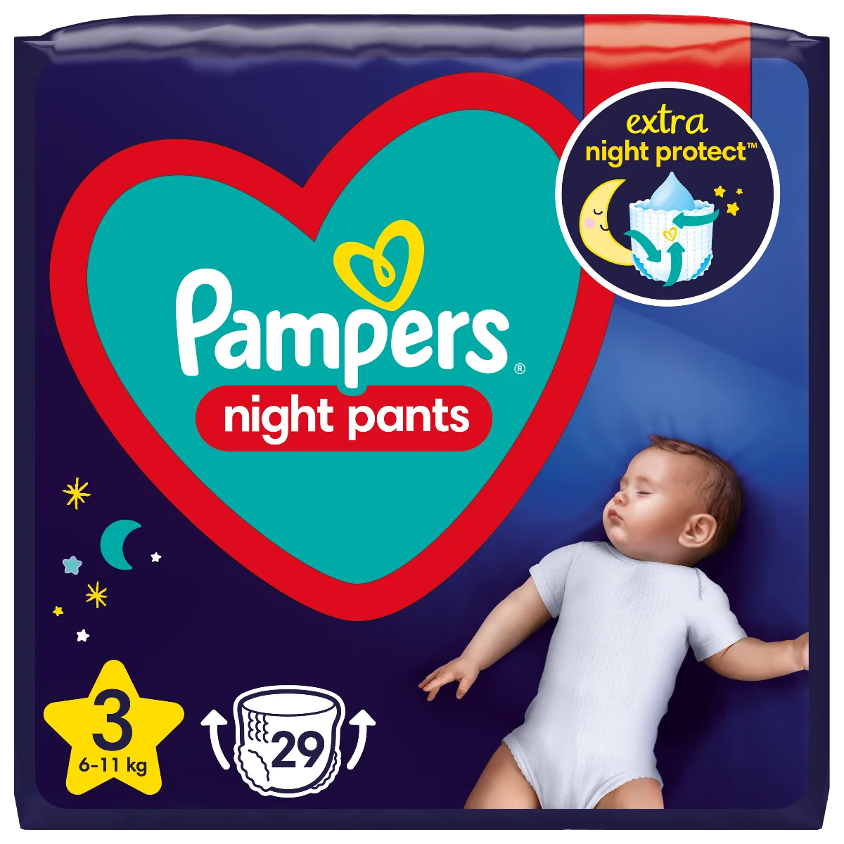 do kiedy pampers na noc