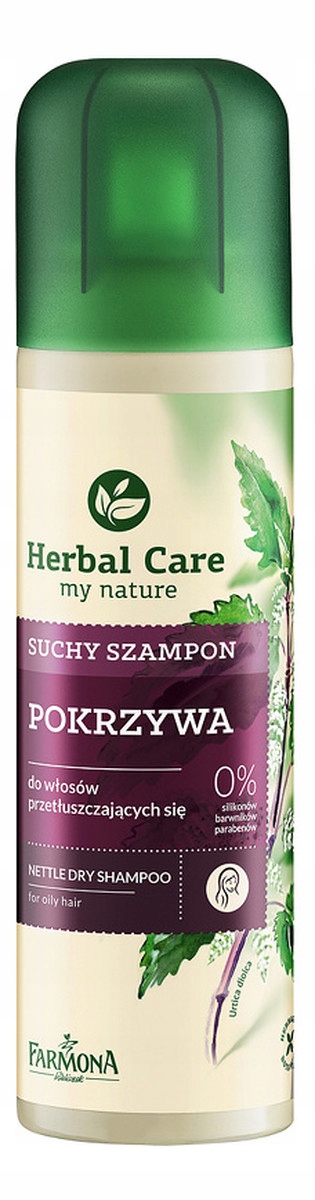 herbal care suchy szampon pokrzywa