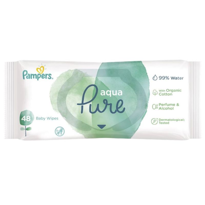 pampers chusteczki nawilżające aqua pure