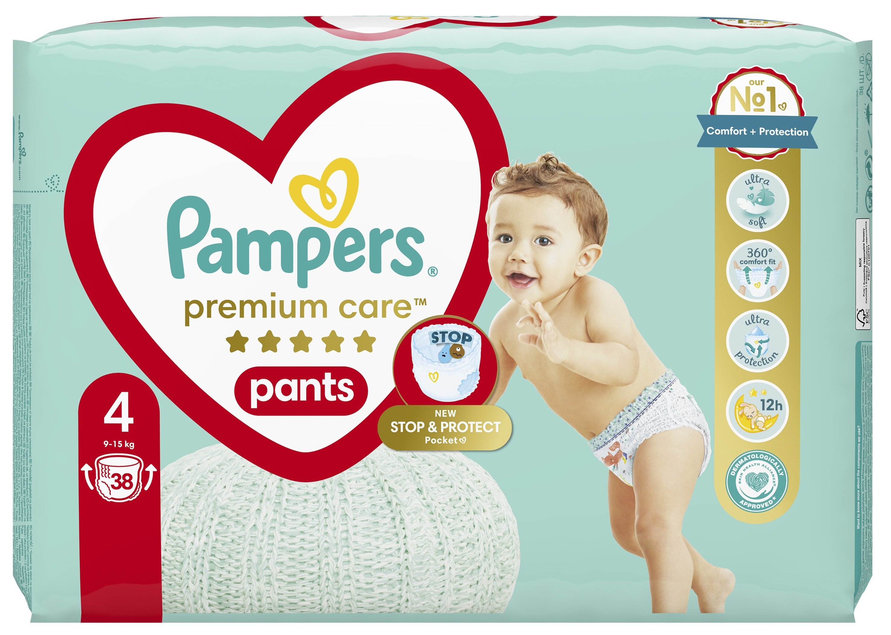 pieluchomajtki pampers premiumcare4