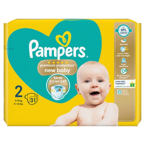 pampers premium protection 2 31 szt