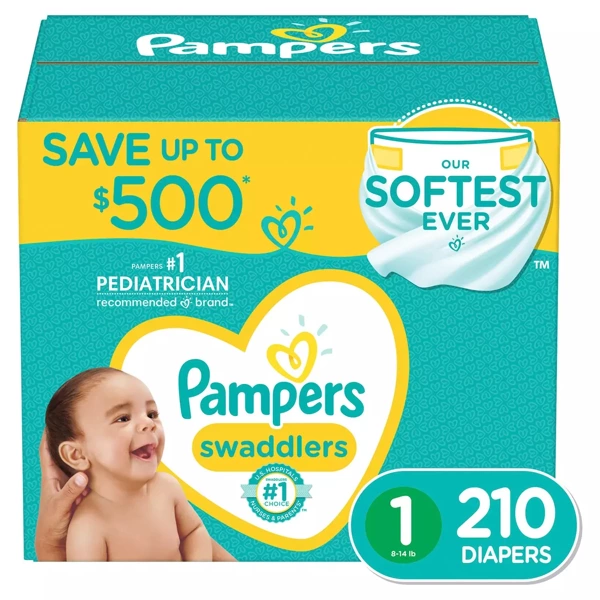 pampers dla noworodka cena 1 sztuki