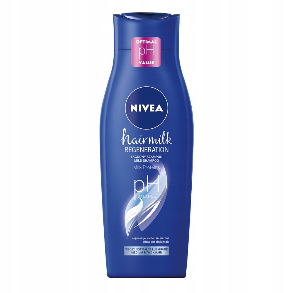 nivea hairmilk szampon włosów normalnych suche i zniszczone