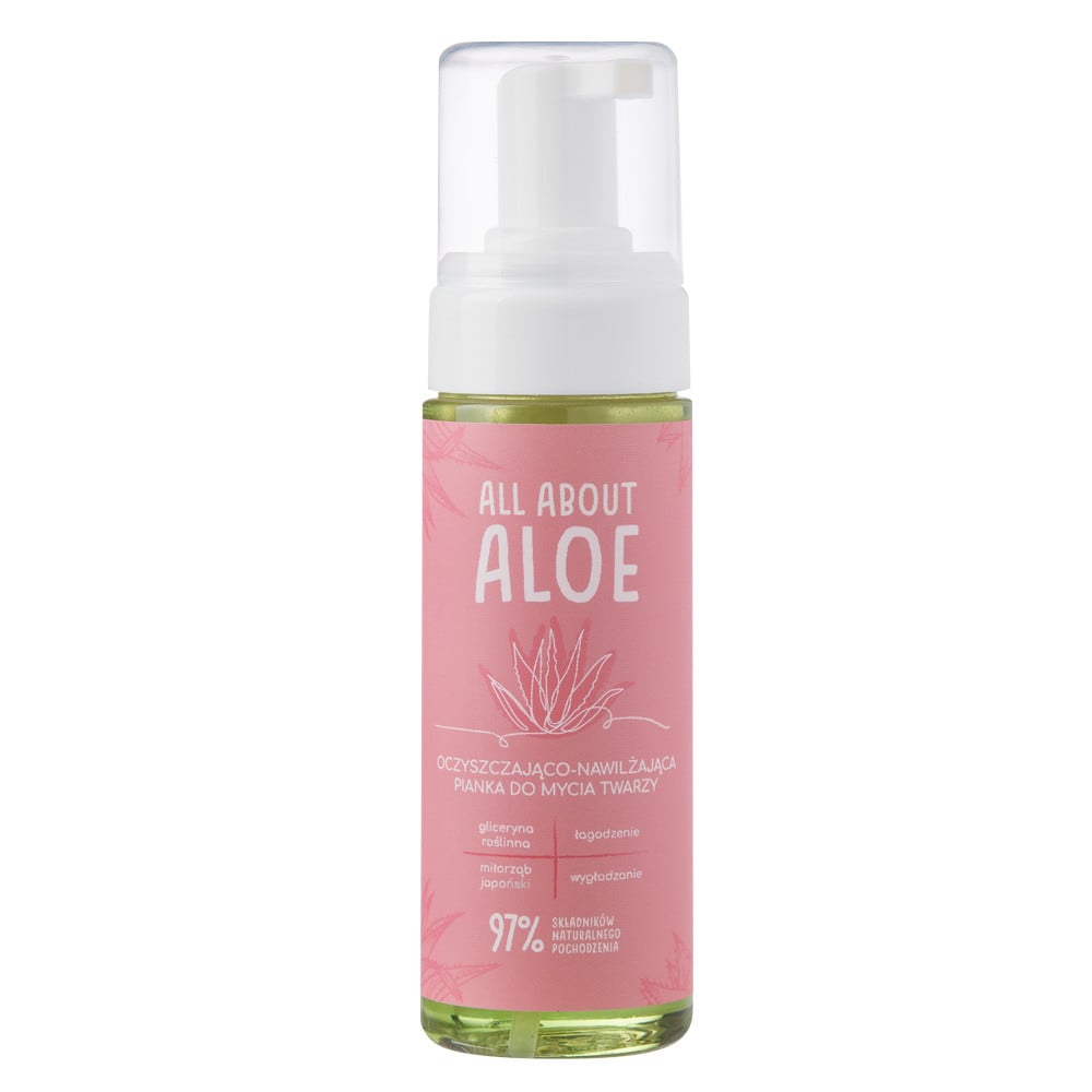 pianka do twarzy aloes all about aloe opinie