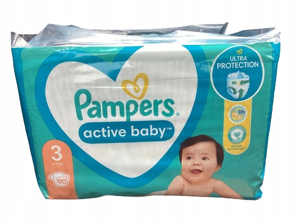 pampers activ bebe 3 90szt