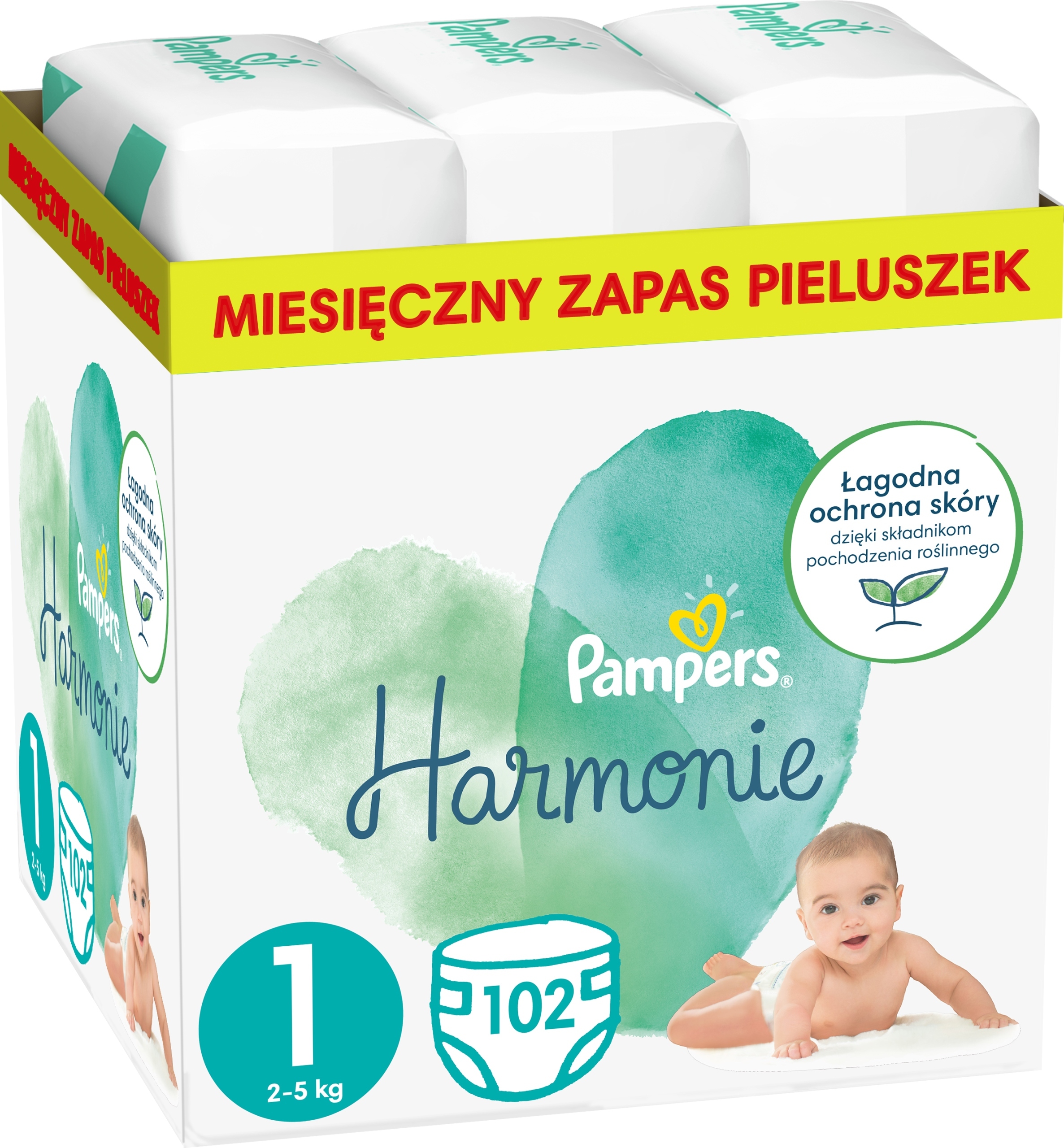 pampers 1 miesieczny zapas