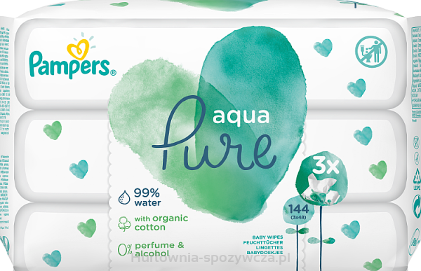 pampers chusteczki aqua pure pampers