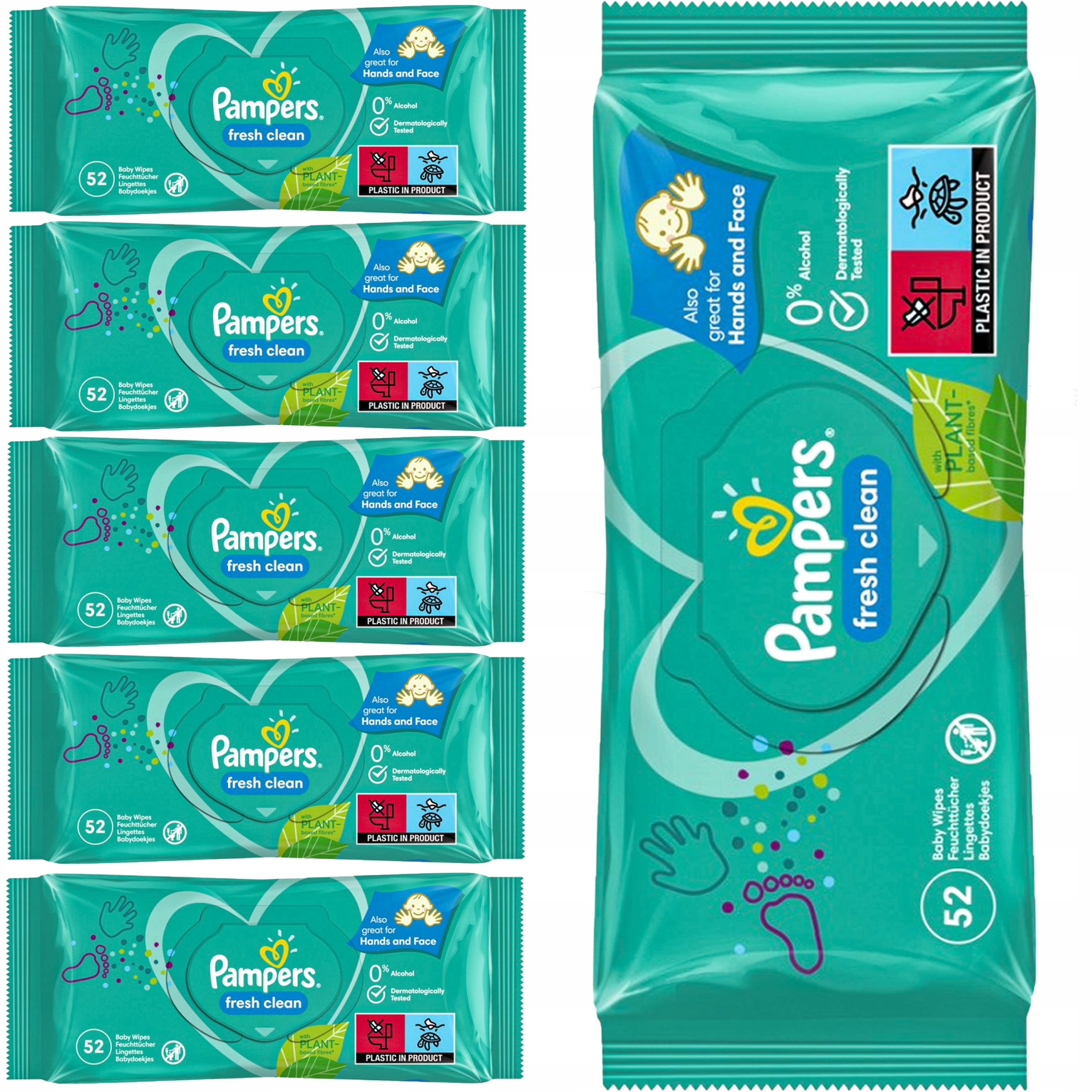 pampers natural clean z zamknięciem