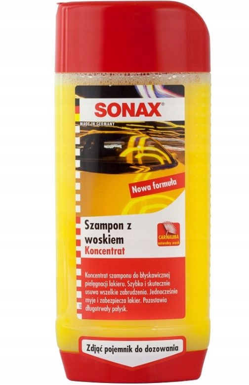 allegro woski szampon do samochodow sonax