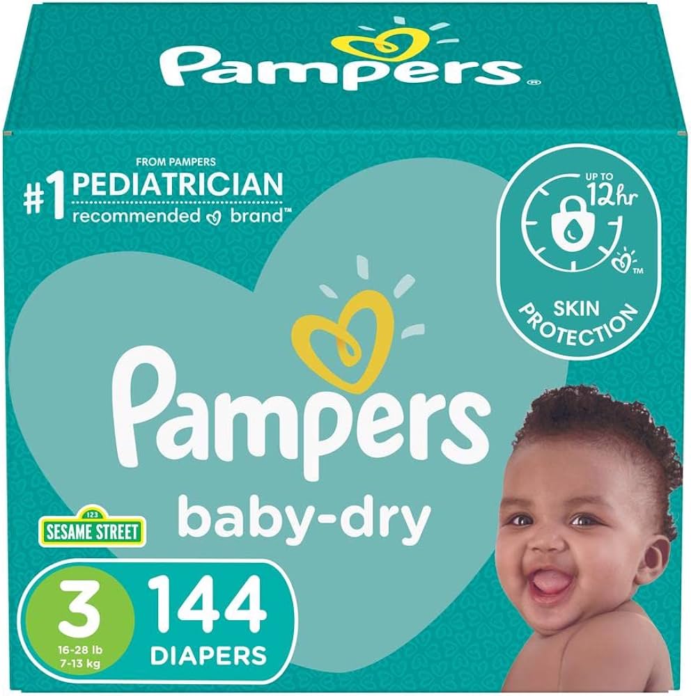 pampers new baby dry 144 cena