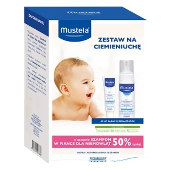 mustela szampon dla noworodka na ciemieniuche