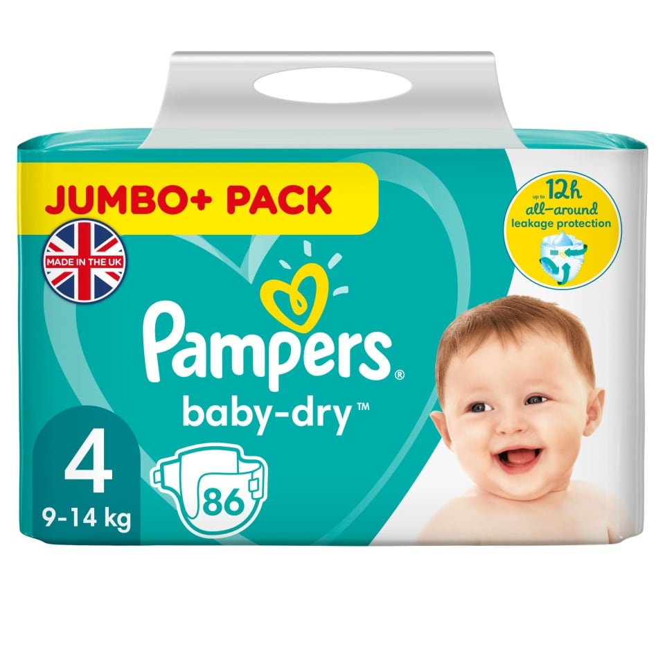 tesco pieluchy pampers 4