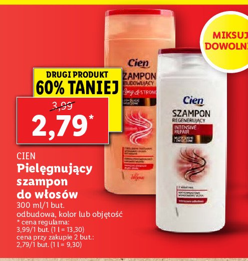 szampon do wlosow firmy cien lidl cena