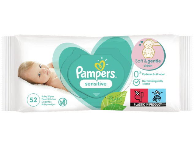 pampers sensitive 52