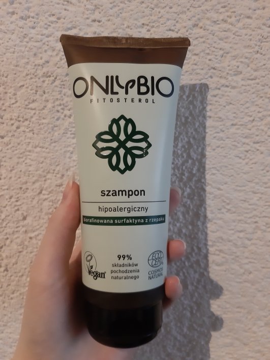 onlybio fitosterol hipoalergiczny szampon do włosów normalnych