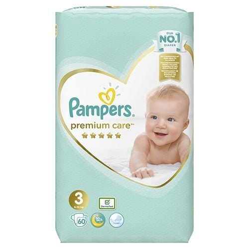 pampers premium care 3 60