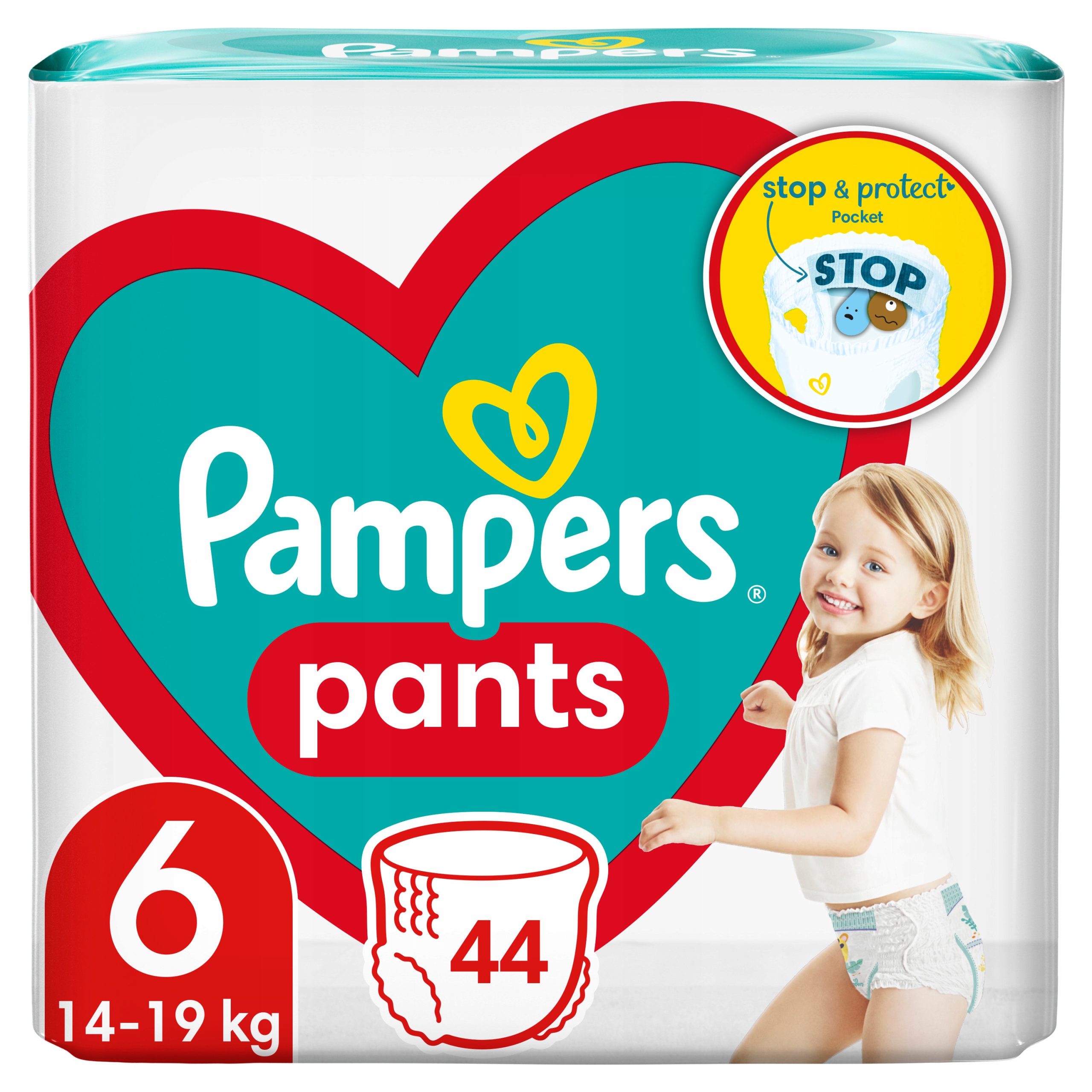 pampers majtki 6