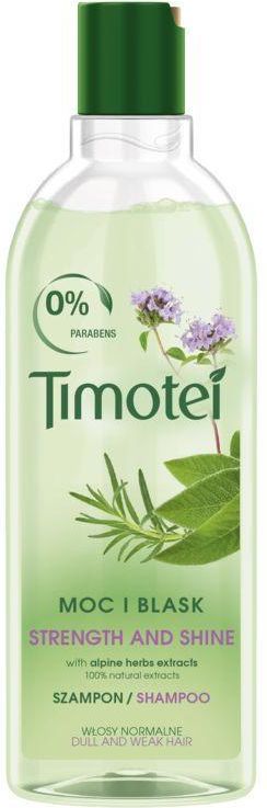 timotei hair care szampon moc i blask do włosów normalnych