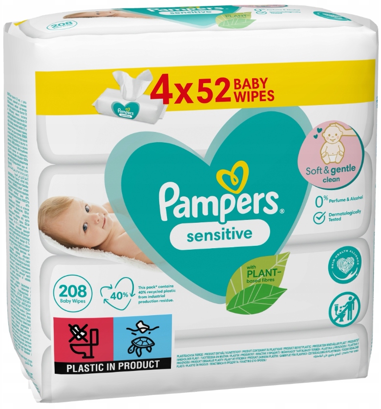 pampers chusteczki sensitive 12