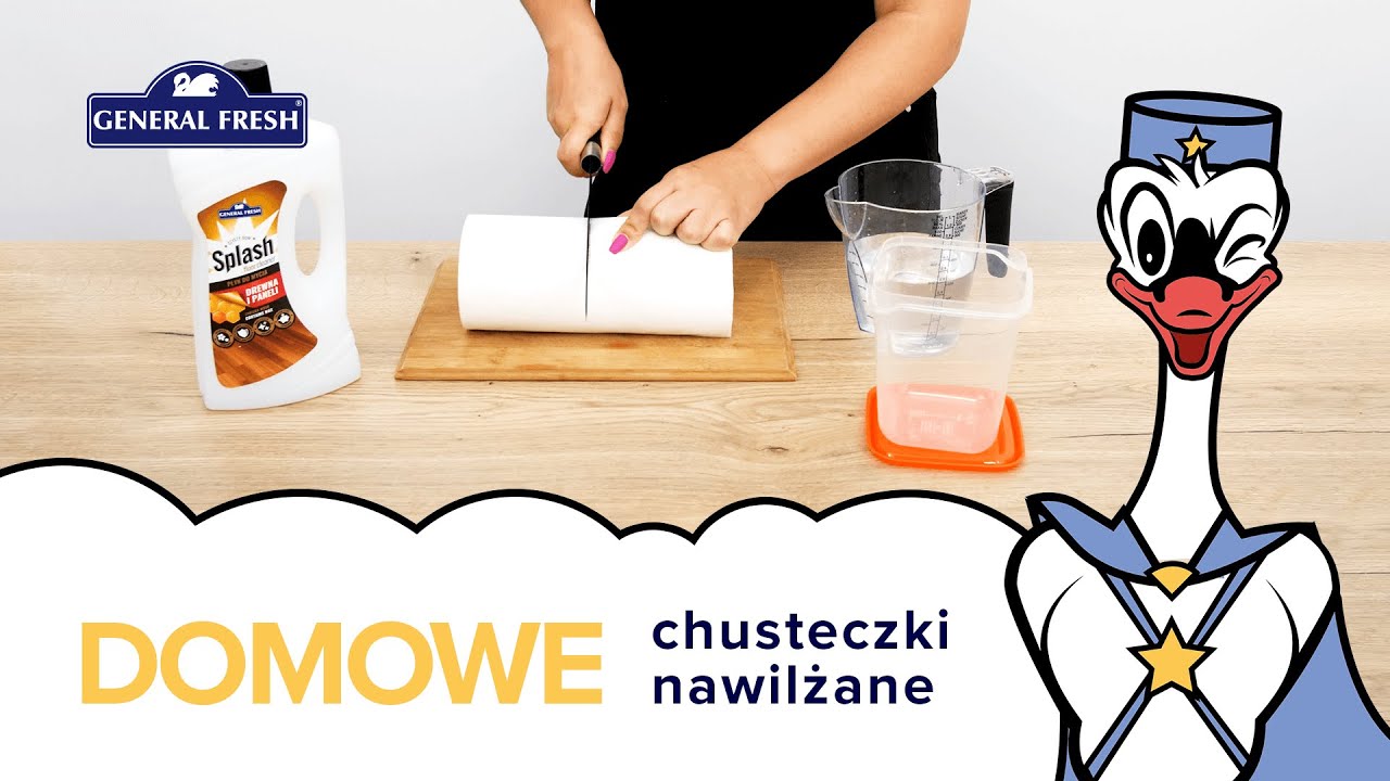 chusteczki nawilżane domowej roboty