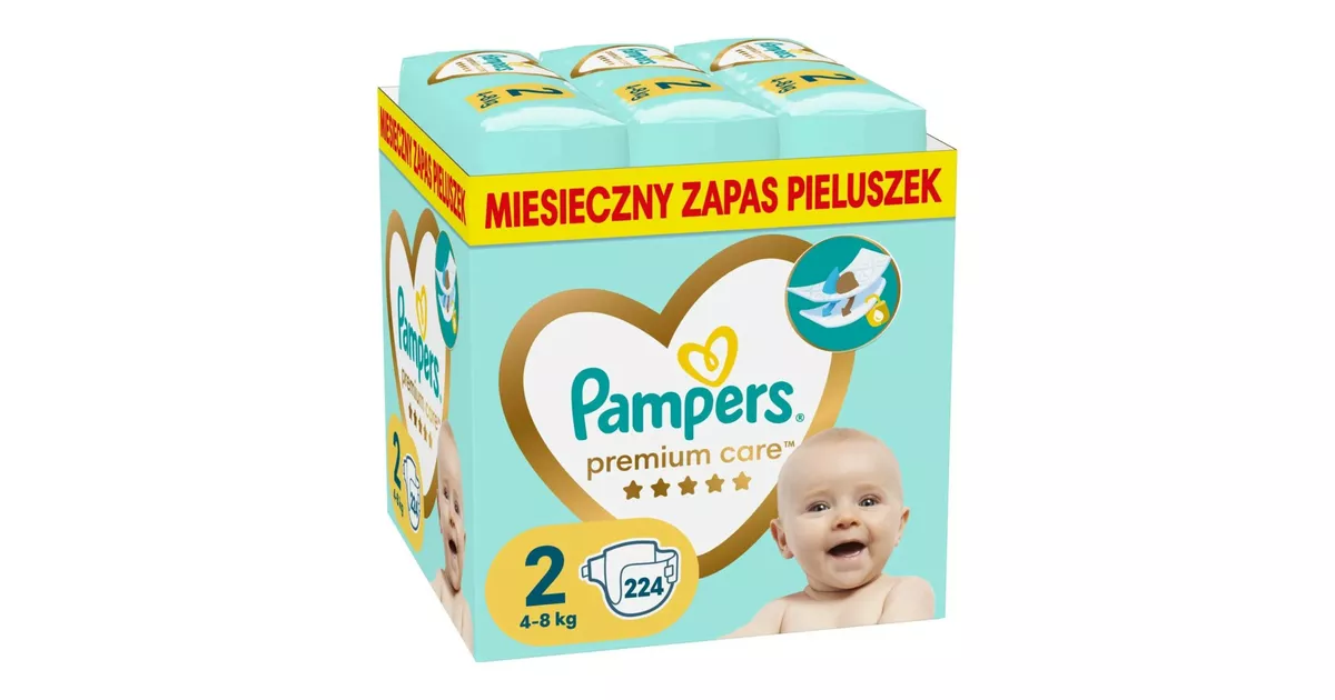 pieluszki pampers premium care skład