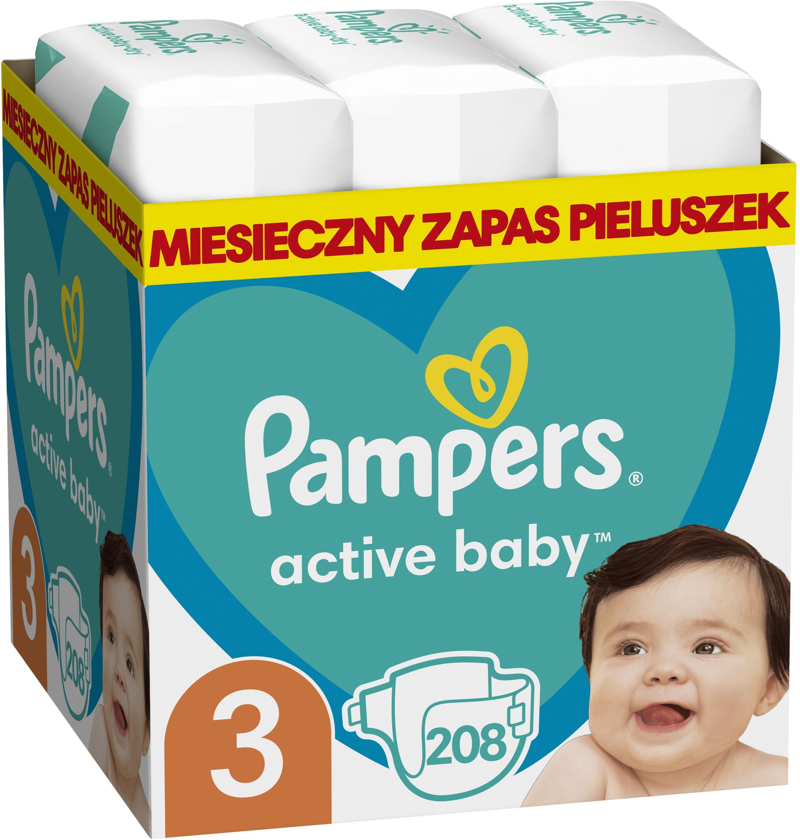 pieluchy pampers active baby 3 cena