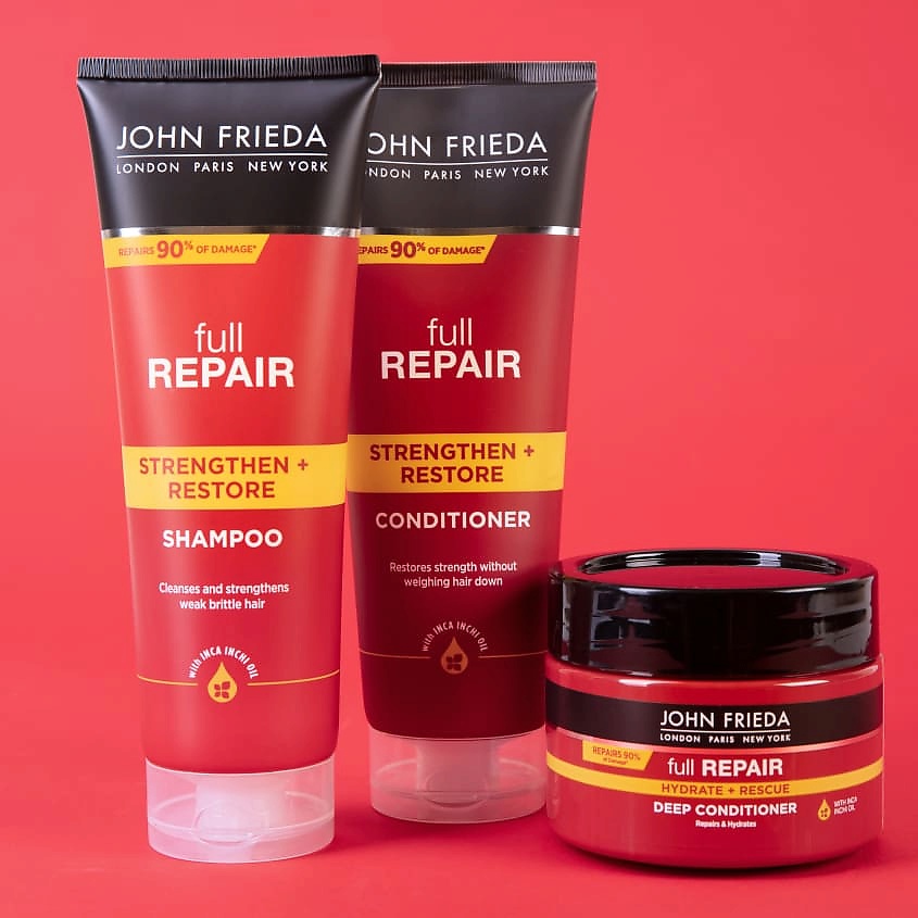 szampon i odżywka john frieda full repair