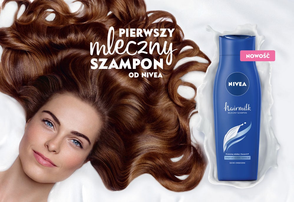 nivea szampon hairmilk rossmann