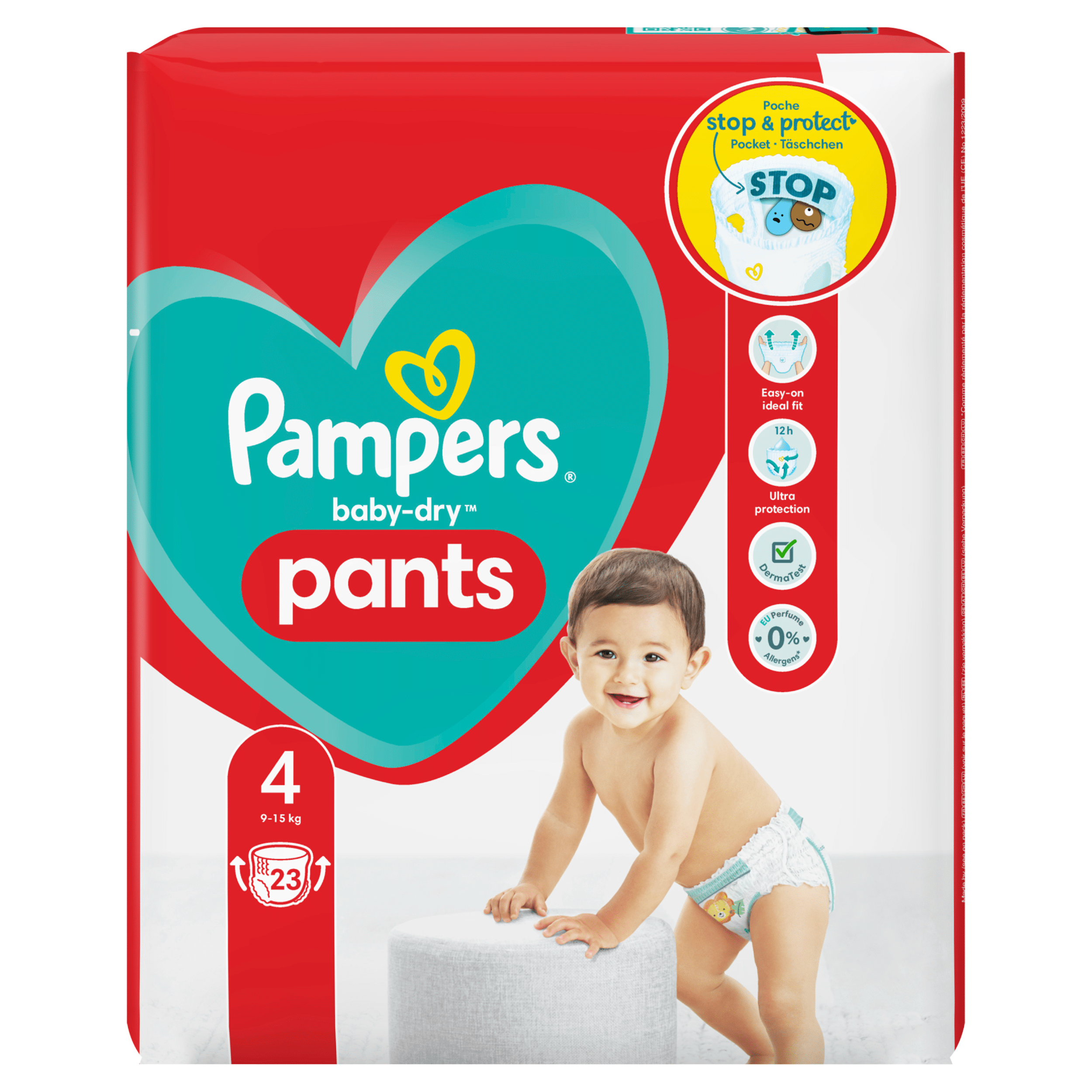 pampers baby dry nappy pants size 4 najtaniej