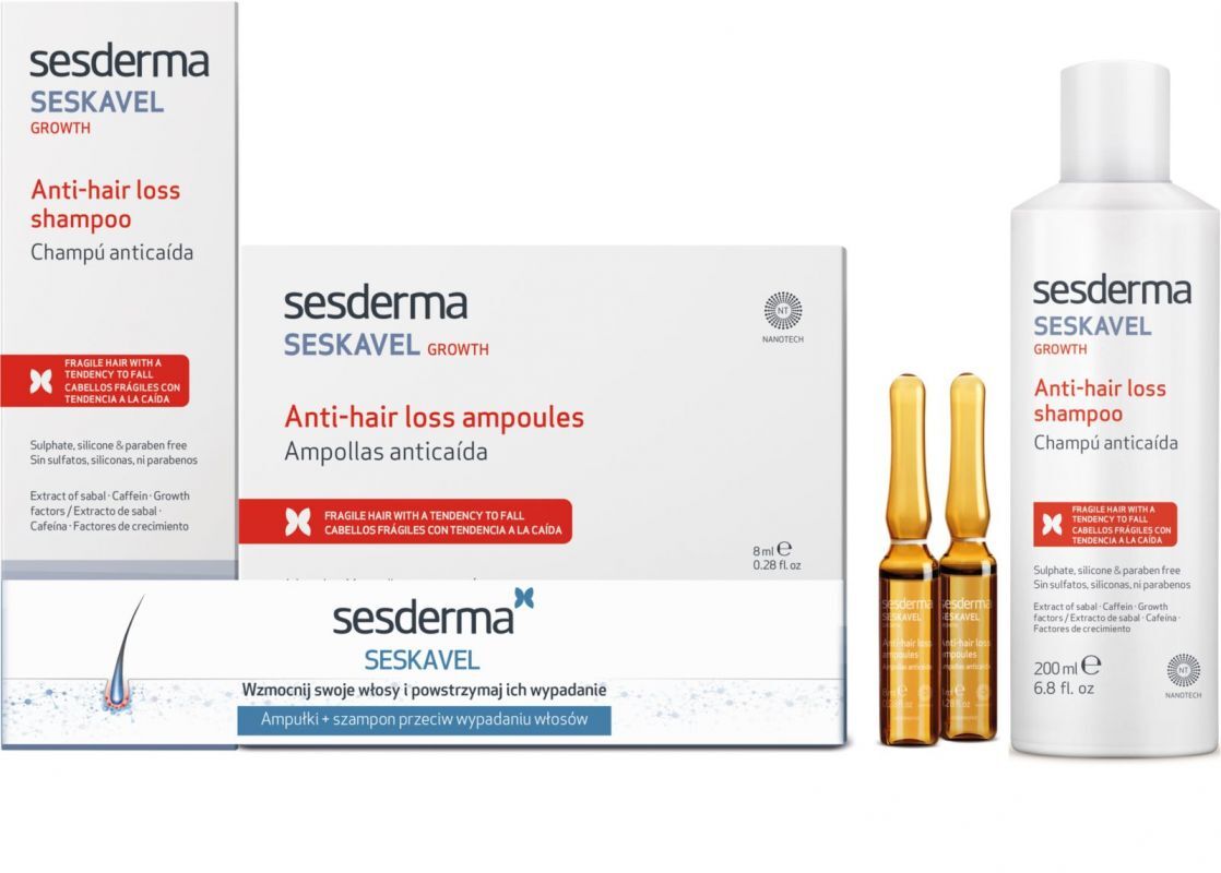 sesderma seskavel szampon przeciwstarzeniowy 200 ml