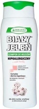 biały jeleń hipoalergiczny szampon z czystą bawełną 300ml