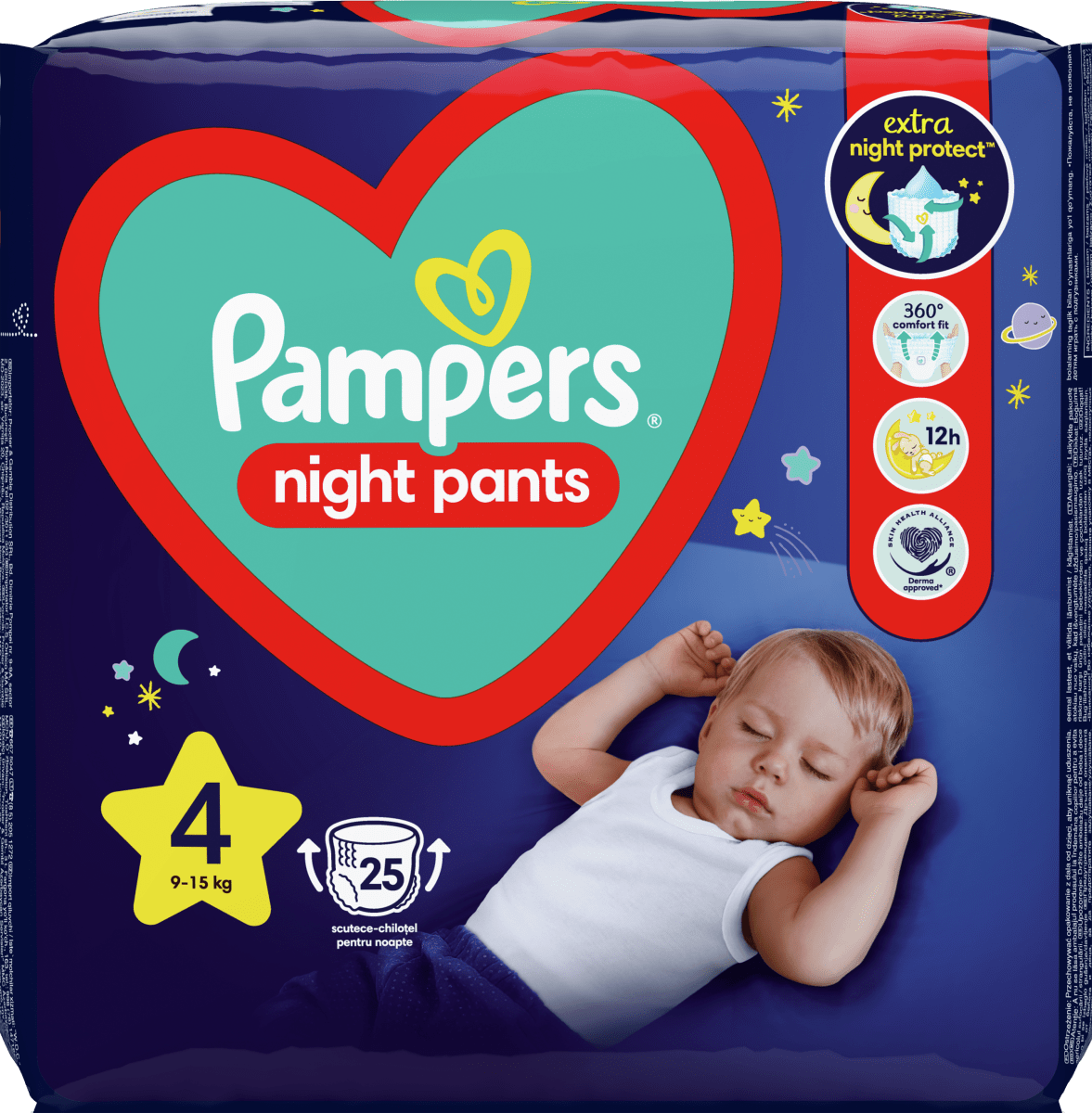 niemowle za całą noc ma suchy pampers