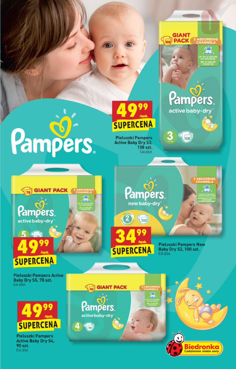 biedronka giant pampers