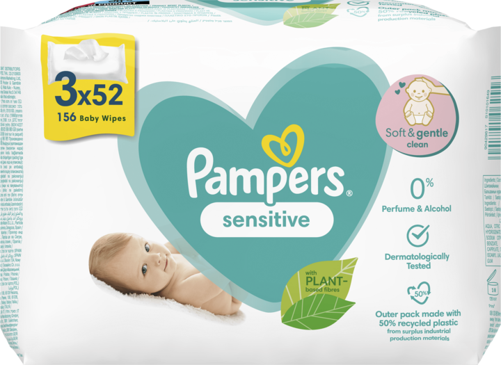 rossman chusteczki pampers sensitive