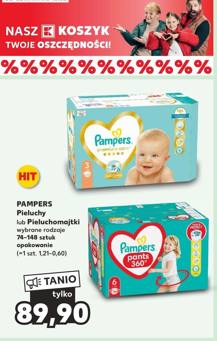 kaufland pieluchy pampers