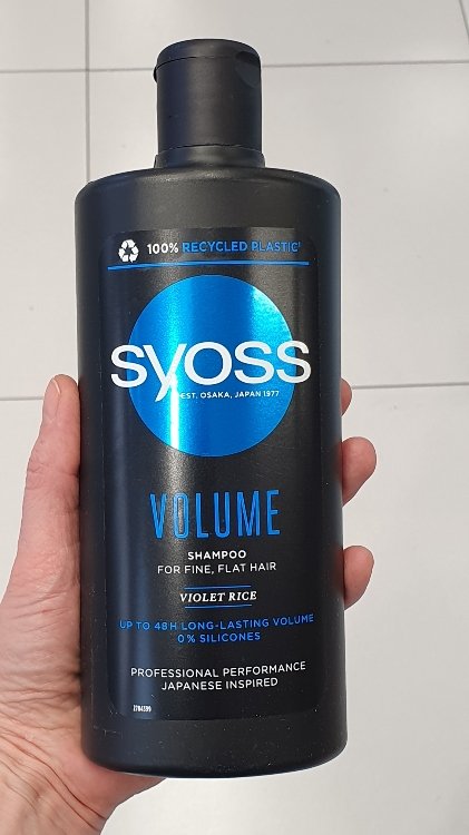 syoss szampon volume for fine flat hair