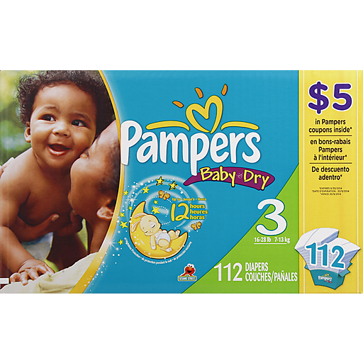 pampers baby dry 112