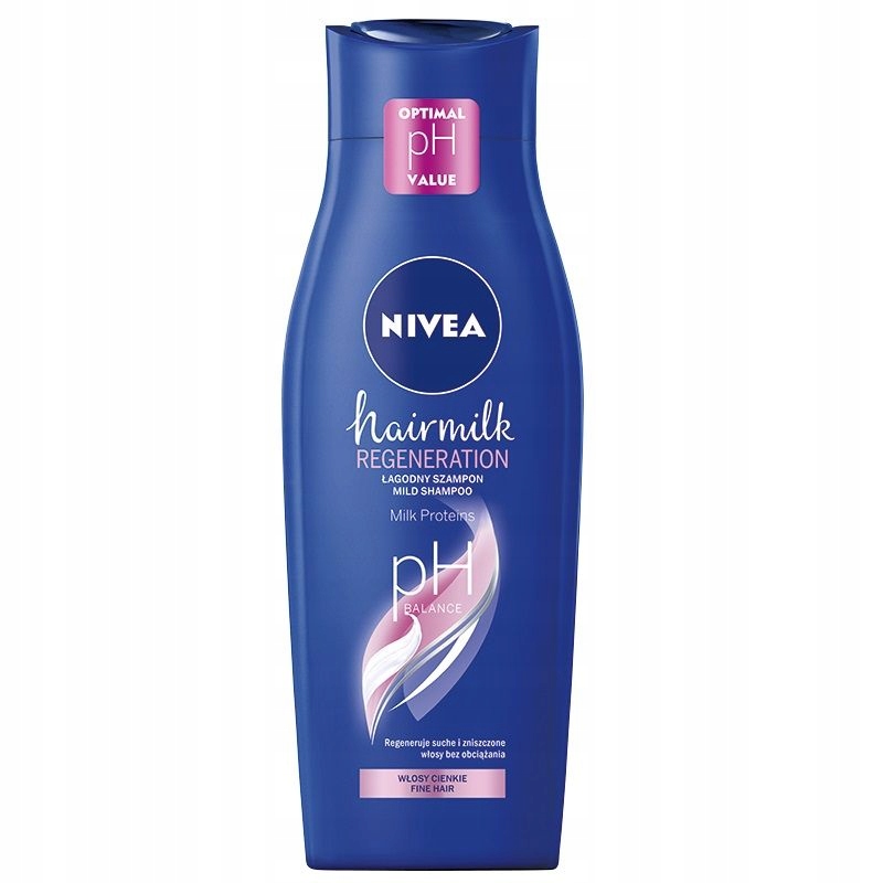 nivea hair milk szampon wlosy cienkie wizaz