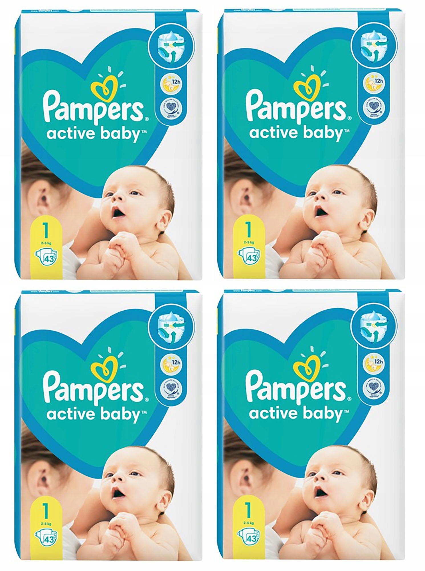 pieluszki newborn pampers 43