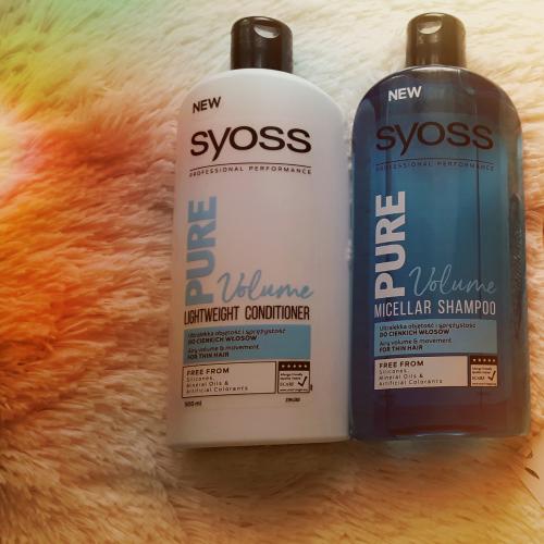 syoss pure volume micellar szampon opinie