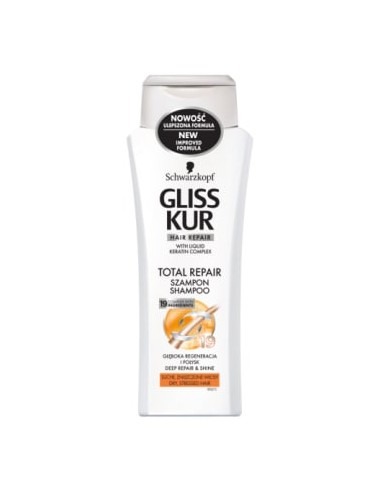 gliss kur hair repair szampon total repair 250 ml