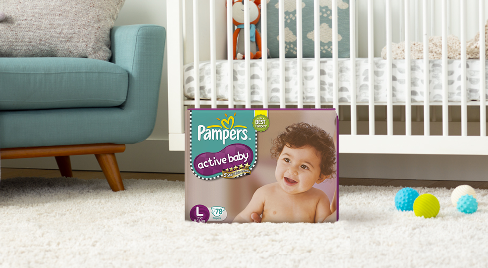 pampers active play