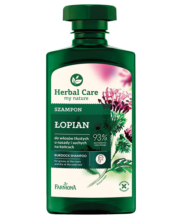 herbal care szampon łopian